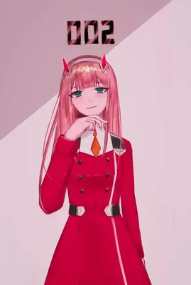 002 zero two | Милые рисунки, Ретро обои, Обои