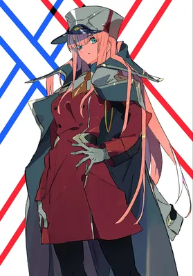 darling in the franxx zero two with background of white and pink and brown  lines 4k hd anime Wallpapers | HD Wallpapers | ID #42454