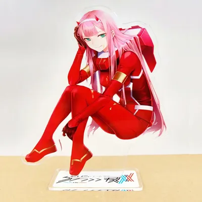 Милый во франксе ZERO TWO 02, код 002 # B, дизайнерские акриловые фигурки,  украшение для стола, украшение для торта, аниме | AliExpress