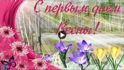 Первый день весны: душевные СМС-поздравления, открытки - Телеграф