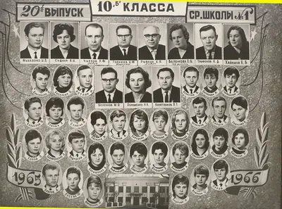 10-Б класс 1983 год