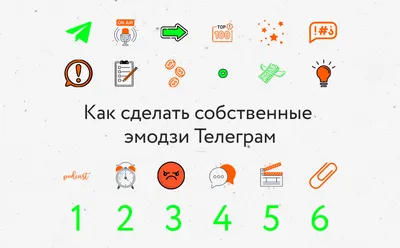 Как сделать собственные эмодзи Телеграм | Евгения Дрожжина | Дзен