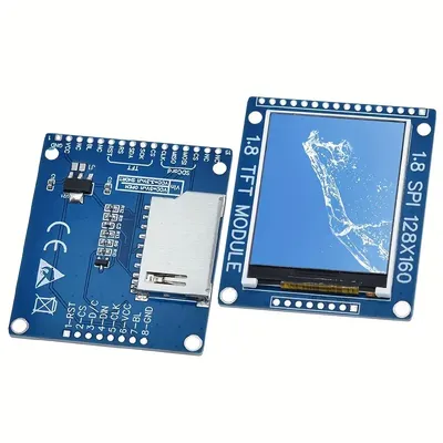: 1.8 inch SPI TFT LCD Display Module for ST7735 128x160  51/AVR/STM32/ARM 8/16 bit : Electronics