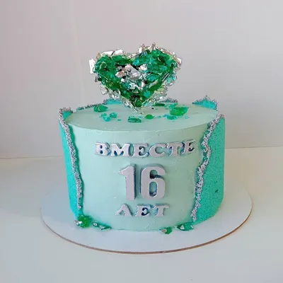 Торт на 16 лет свадьбы №114113 заказать с доставкой