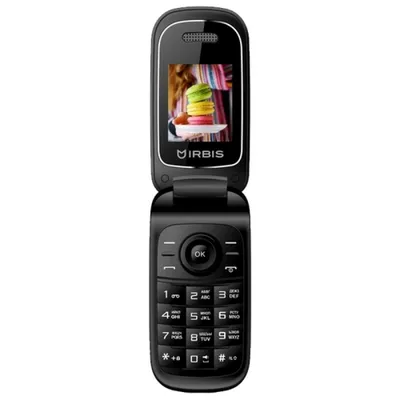 Мобильный телефон Irbis SF15 черный раскладной (2Sim/1,77"/160х128/0,1Мп/BT/FM/600мАч)  | Квартон - КВАРТОН