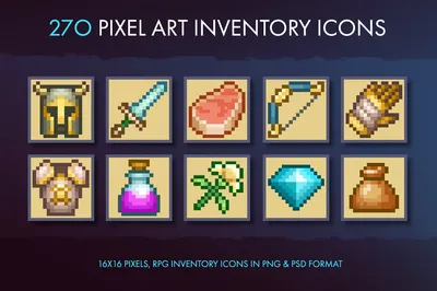 Free 16x16 RPG Icon Pack - Resources - Ascension Game Dev
