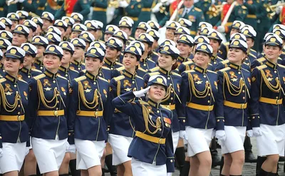 Military parade on Red Square • President of Russia