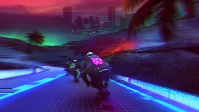 Synthwave Full HD, HDTV, 1080p 16:9 Wallpapers, HD Synthwave 1920x1080  Backgrounds, Free Images Download