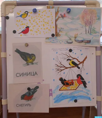 Конспект занятия по рисованию «Покормите птиц зимой» для детей 2–3 лет (10  фото). Воспитателям детских садов, школьным учителям и педагогам - Маам.ру
