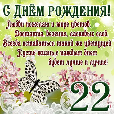 Шары на День Рождения 22 года - купить с доставкой в Москве