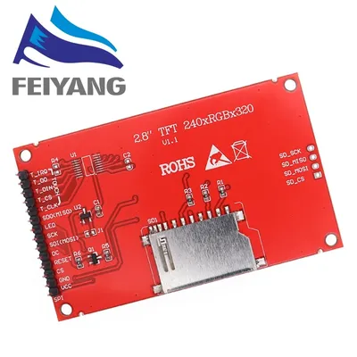 240x320 LCD, 2.8 TFT SPI, 2.8 TFT SPI 240x320, 240x320 TFT - Raystar