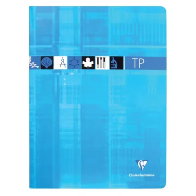 Clairefontaine Staplebound Laboratory Workbook 240x320 5/5,Plain Ru...