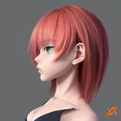 3D Anime Character girl for Blender C1 - Download Free 3D model by CGCOOL  (@) [4592848]