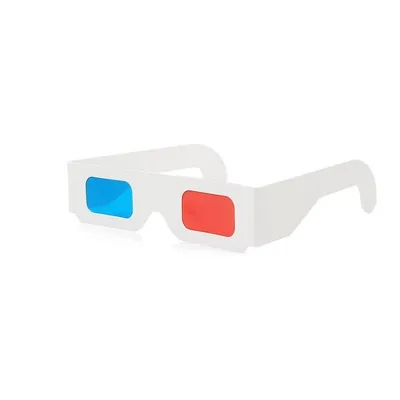 Анаглифные 3D очки аналоговые с красно синими линзами, черные купить по  цене 1 123 руб. в интернет магазине 