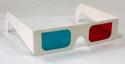 Стерео-очки 3D (анаглифные) пластик, красно-синие (111) ➤ купить в Киеве,  Харькове, Одессе ✈ Доставка по Украине