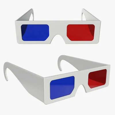  Анаглифные 3D очки аналоговые для кинотеатра