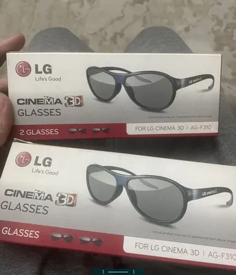 3D очки LG AG-F310 черный (Кол-во 4шт.) [К] (275756) — купить в  Красноярске. Состояние: Б/у. 3D-очки на интернет-аукционе 