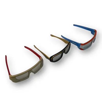 Поляризованные пассивные 3D-очки с клипсой Стереоочки для телевизора Real D  3D-кинотеатры Нельзя использовать 3D-проекторы | AliExpress