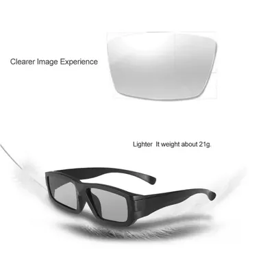 VISFORY AG-F310 3D очки поляризационные пассивные очки для LG TCL Samsung  SONY Konka reald 3D кинотеатр тв компьютера | AliExpress
