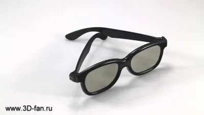3D очки поляризующие пассивные с круговой (циркулярной) поляризацией (RealD  3D, LG 3D, Zalman), пластик, черны - купить по лучшей цене в Алматы от  компании "522 kz" - 79917140