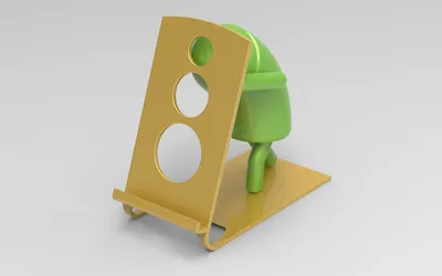 Бесплатный STL файл Держатель для телефона Android・Дизайн 3D-принтера для  скачивания・Cults