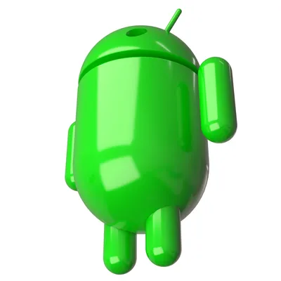 Google Android logos posing with a variety of objects – Norebbo