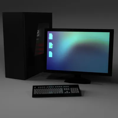 Computer PC 3D Model - 3DCADBrowser