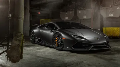 Картинка Lamborghini LP 610-4 Huracan Серый машина 1920x1080