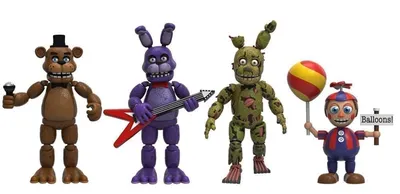 KidsToys Фнаф Аниматроники Солнце и Луна Фредди Бонни Фокси Чика Fnaf