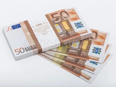 50 euro banknote wad with pin 5471533 Stock Photo at Vecteezy