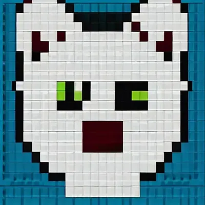 cat pixelated, pixel art, 64x64 | OpenArt