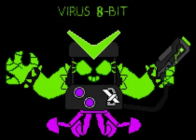 Lego Mini Virus 8-Bit - Download Free 3D model by NotThelonegamer  (@NotThelonegamer) [3fcadb3]