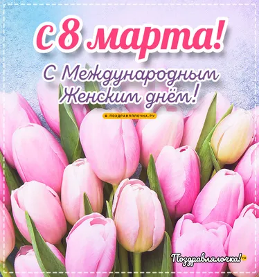 Поздравления с 8 марта!