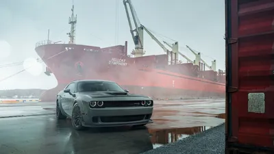 Обои додж челленджер 8к, Додж Челленджер 2018, dodge, легковые автомобили,  мускул кар Full HD, HDTV, 1080p 16:9 бесплатно, заставка 1920x1080 -  скачать картинки и фото