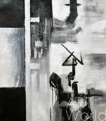 Обои на рабочий стол Черно - белый портрет девушки с элементами абстракции,  обои для рабочего стола, скачать обои, обои бесплатно