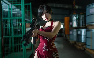 Возбуждающая Ада Вонг — косплей на героиню Resident Evil