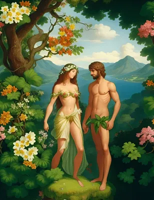 Adam And Eve by greenbeedrill888 on DeviantArt