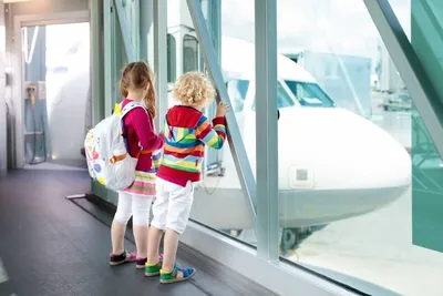 Ребенок в самолете без родителей | 