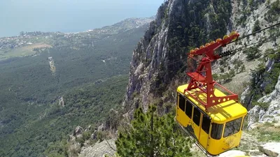 Ай-Петри в Ялте, в Крыму, пейзажные фотографии