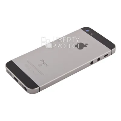 Корпус для iPhone 5SE (черный) — купить оптом в интернет-магазине Либерти
