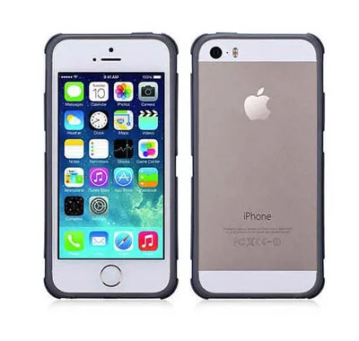 Купить корпус iPhone 5s в стиле iPhone 6 чёрный. Цена, отзывы