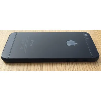 Матовый черный чехол для iPhone 5 / 5S