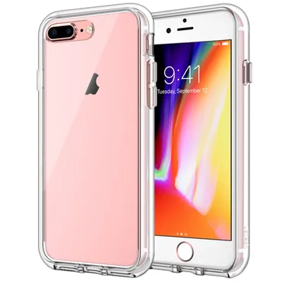 Speck Presidio Perfect-Clear iPhone 8/7 Plus Cases Best iPhone 8 Plus -  $