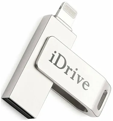 USB флешка для iPhone и iPad 128GB / Металлическая флешка для Айфон и Айпад  128 ГБ / Flash накопитель / Дополнительная память для Айфона (Серебристый)  — купить в интернет-магазине по низкой цене на Яндекс Маркете