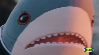 Mondo Mascots on X: "Here's a Japanese IKEA commercial featuring BLÅHAJ the  blue shark and his son, Junior. /EEKmYWVTXY" / X