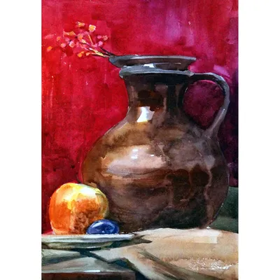 Акварель, яркие цветы, А4, картина акварелью – купить онлайн на Ярмарке  Мастеров – QIHDYRU | Картины, Москва