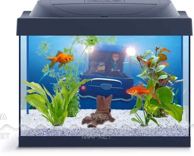 Аквариум Tetra (Тетра) Aquarium Goldfish 30л с Миньонами (для детей) -  Купить онлайн по выгодной цене - Код товара 382317