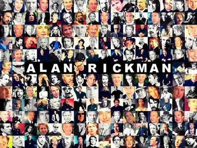 Алан Рикман с актерскими цитатами HD Wallpaper — StylishHDWallpap… | Фликр