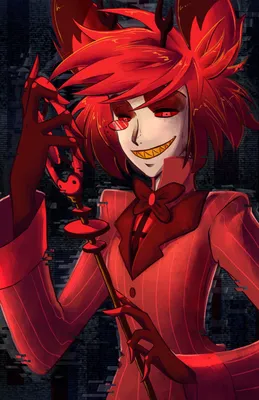 Anime-style female version of alastor from hazbin hotel on Craiyon