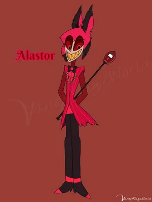 Alastor Hazbin Hotel" Art Board Print by ArtStevenTime | Redbubble